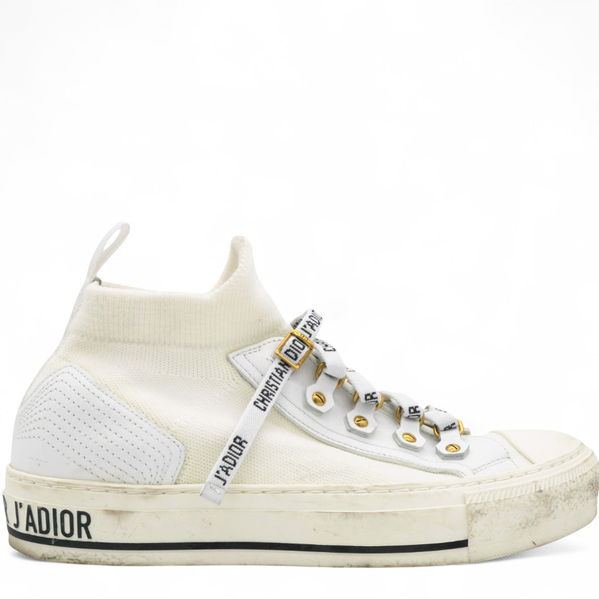 dior knit high top sneakers