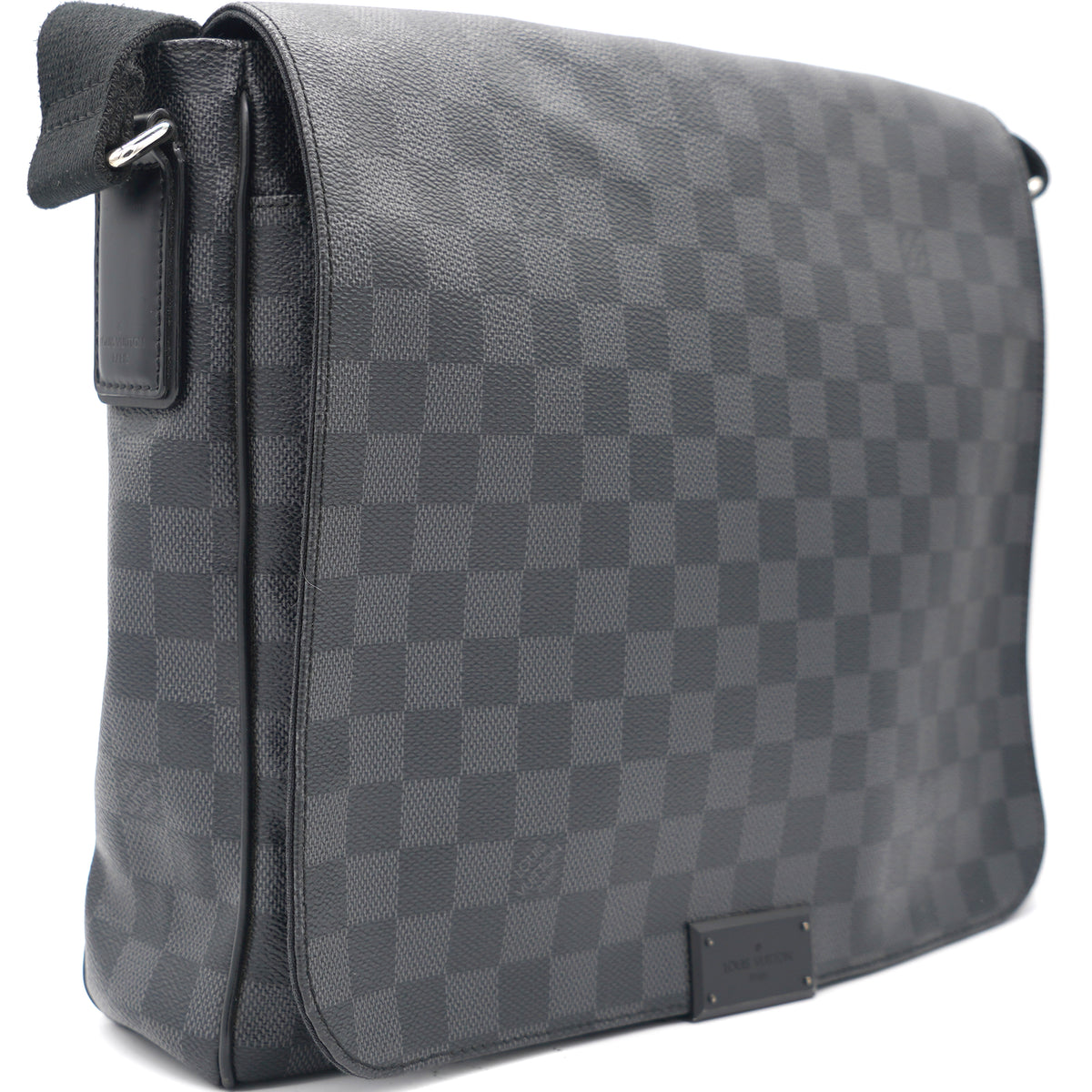 Shop Louis Vuitton DAMIER GRAPHITE Leather Crossbody Bag Logo Messenger &  Shoulder Bags (N45302) by Sincerity_m639