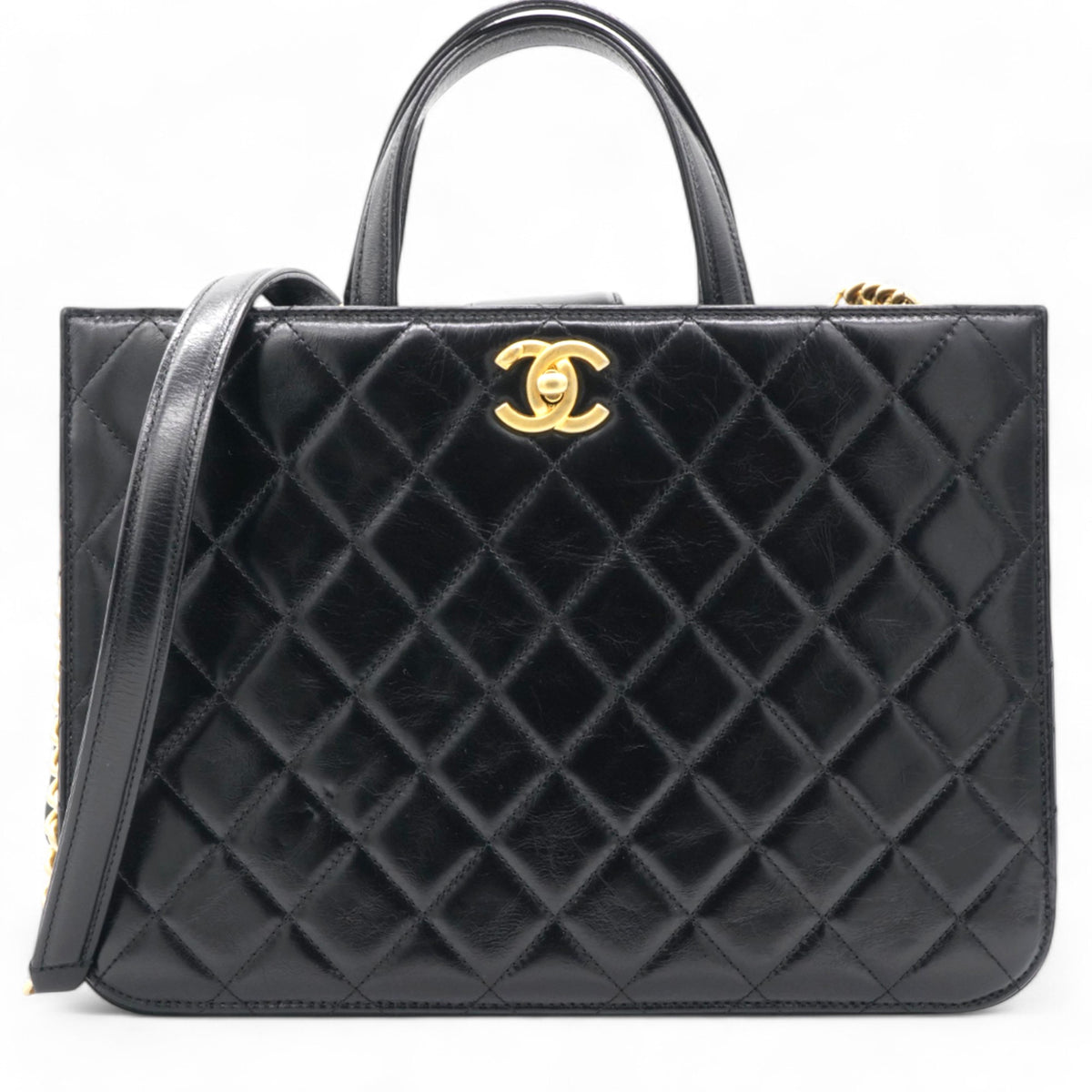 Leather Handbag Chanel Grand Shopping Tote Price 2020 Chanel Gst