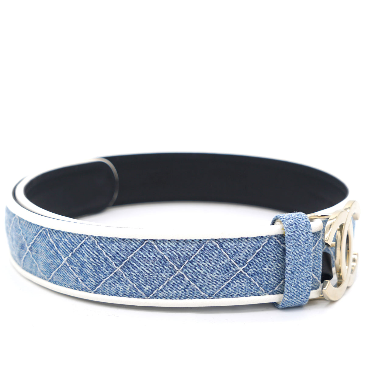 Chanel Denim CC Belt 70 Blue – STYLISHTOP