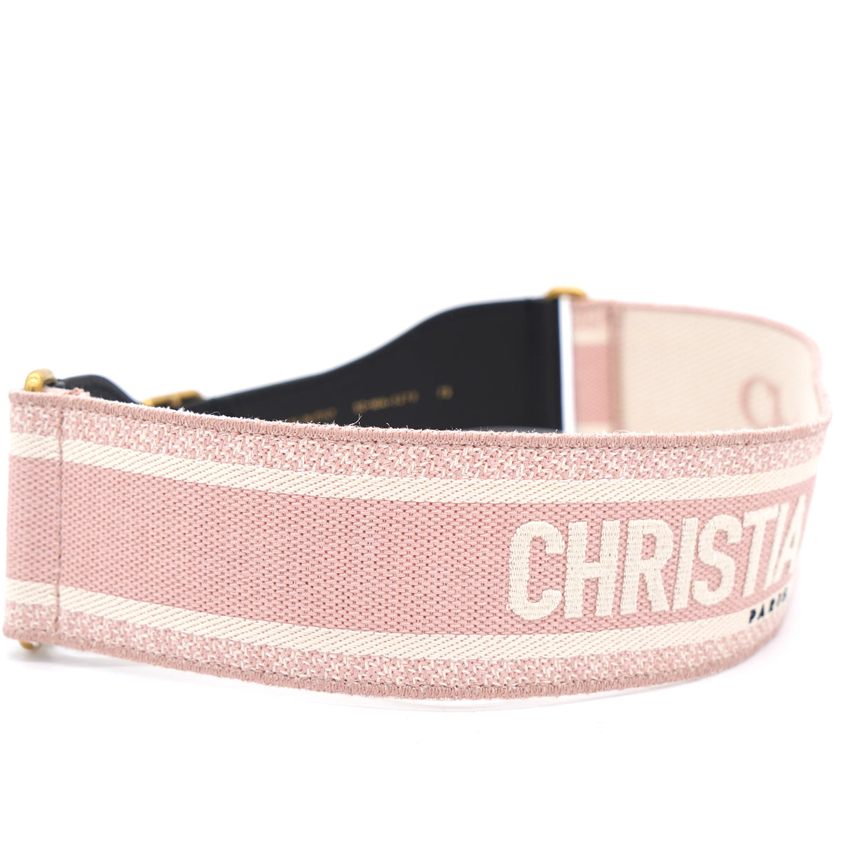 Christian Dior Embroidery Canvas Belt Christian Dior Embroidery Canvas Belt Blue Cloth ref.2581088  main image 3