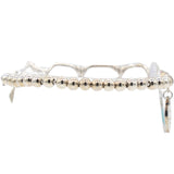 Return To Tiffany Blue Heart Tag Bead Bracelet In Silver