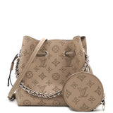 Louis Vuitton Gris Souris Monogram Mahina Leather Bella Bucket Bag Louis  Vuitton | The Luxury Closet