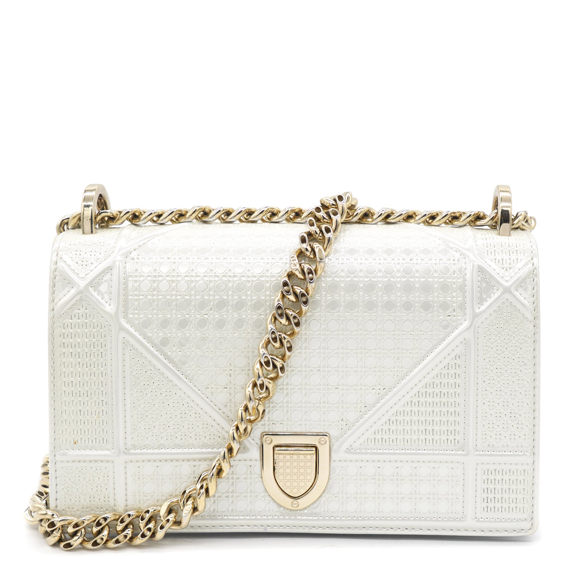 Dior Lady White Quilted Clutch  Brand Stories