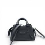 BALENCIAGA Nano Neo Classic Leather City Bag 