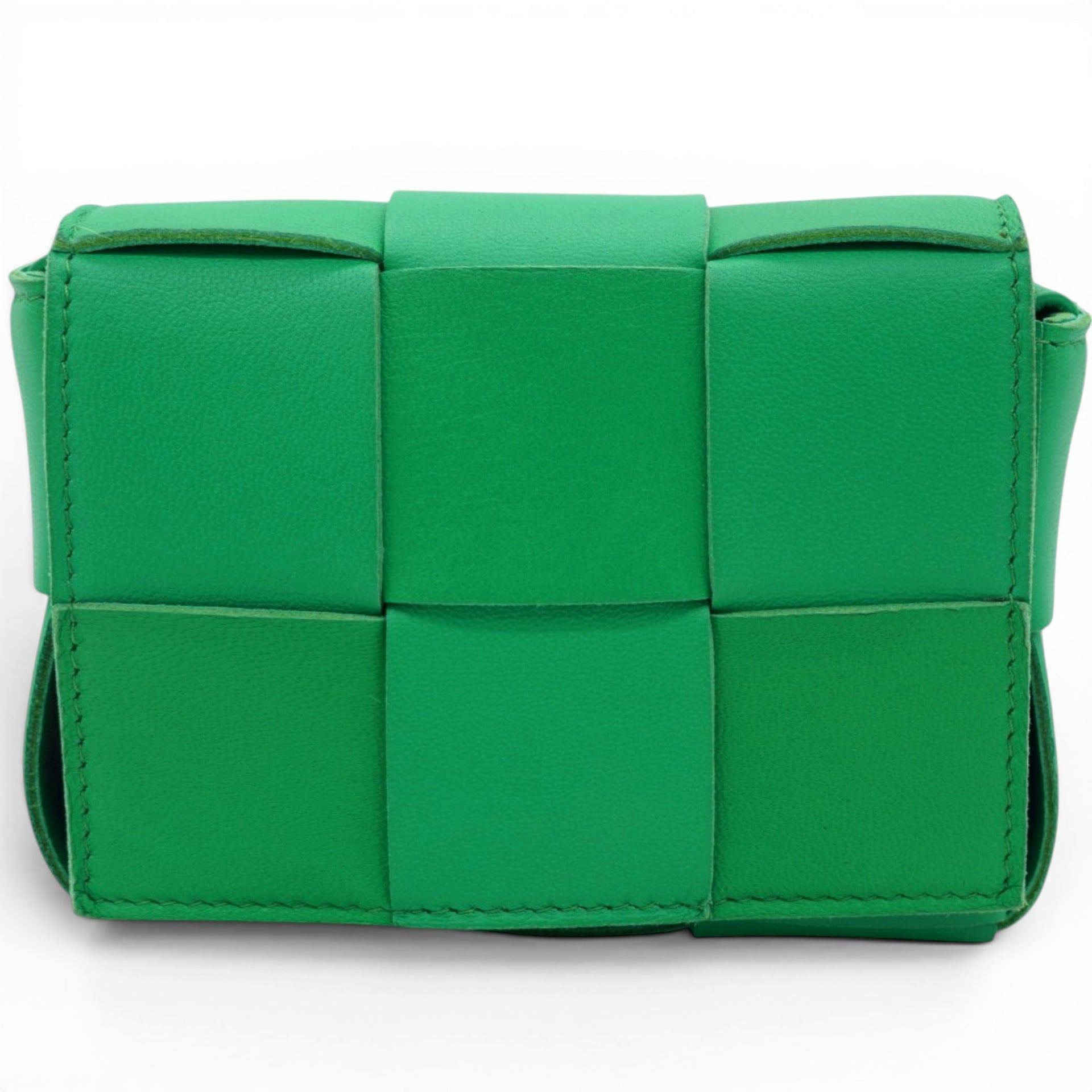 BOTTEGA VENETA Candy Cassette Intrecciato Mini Leather Crossbody Bag 