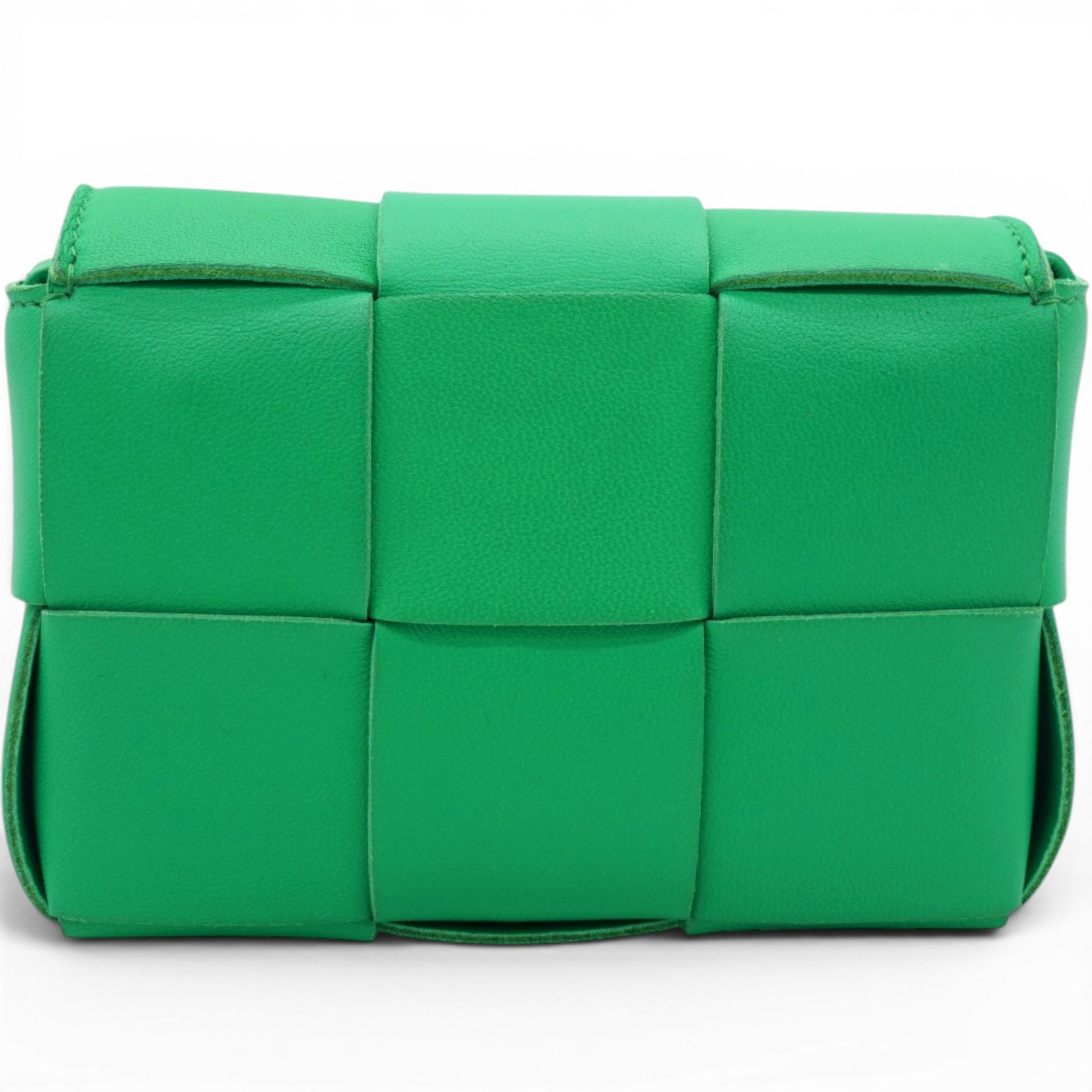 BOTTEGA VENETA Candy Cassette Intrecciato Mini Leather Crossbody Bag 