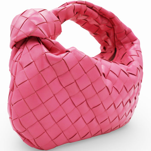 BOTTEGA VENETA Mini Nappa Intrecciato Jodie Hobo Bag