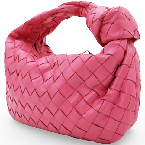 BOTTEGA VENETA Mini Nappa Intrecciato Jodie Hobo Bag