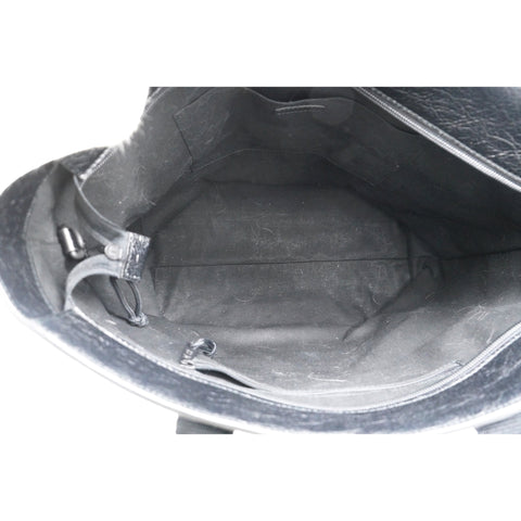 Balenciaga Agneau Arena Explorer Tote Bag with Strap Black 