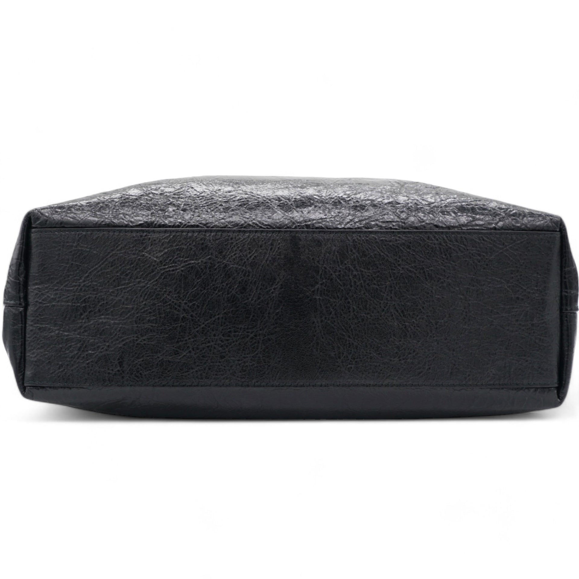 Balenciaga Agneau Arena Explorer Tote Bag with Strap Black 