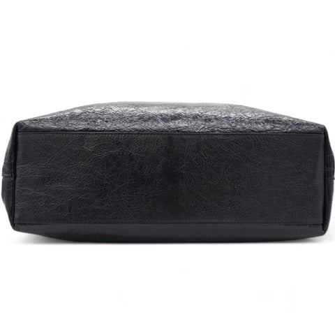 Balenciaga Agneau Arena Explorer Tote Bag with Strap Black 