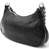 Balenciaga Agneau Arena Le Cagole Mini Purse With Chain Black 