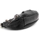 Balenciaga Agneau Arena Le Cagole Mini Purse With Chain Black 
