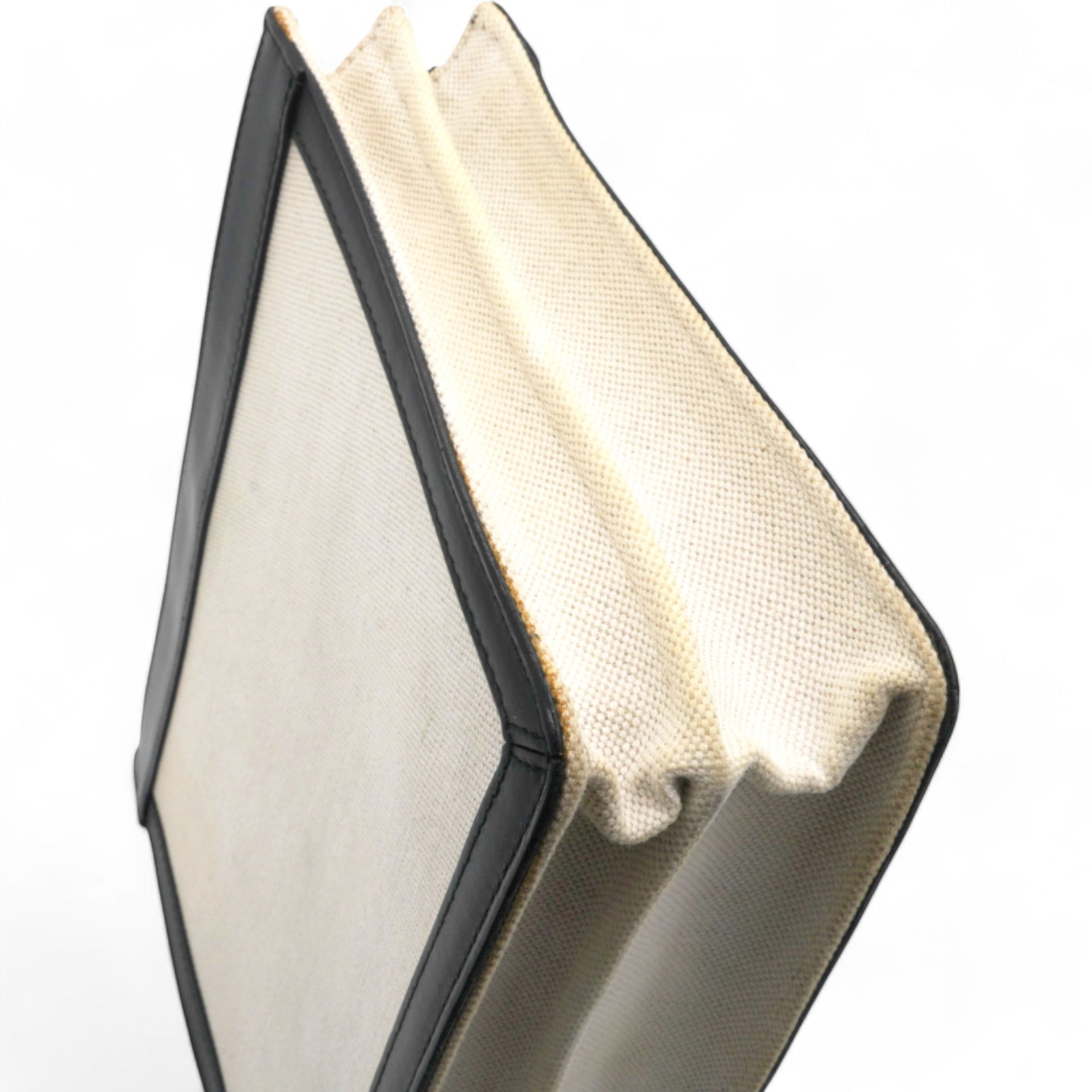 Balenciaga Cotton Canvas Pochette Crossbody Bag Black 