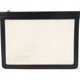 Balenciaga Cotton Canvas Pochette Crossbody Bag Black 