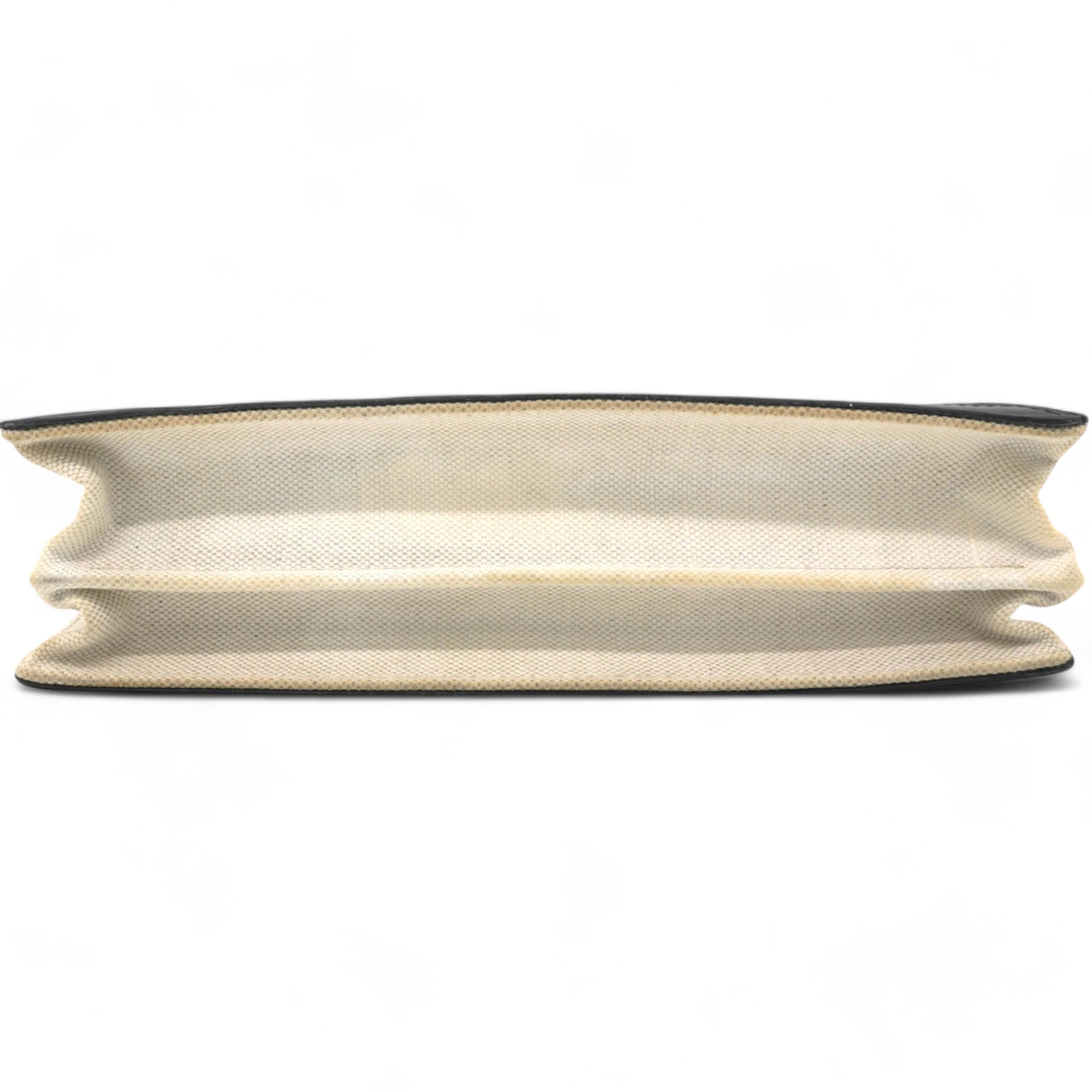 Balenciaga Cotton Canvas Pochette Crossbody Bag Black 