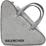 Balenciaga  Everyday Triangle Duffle Bag Silvery