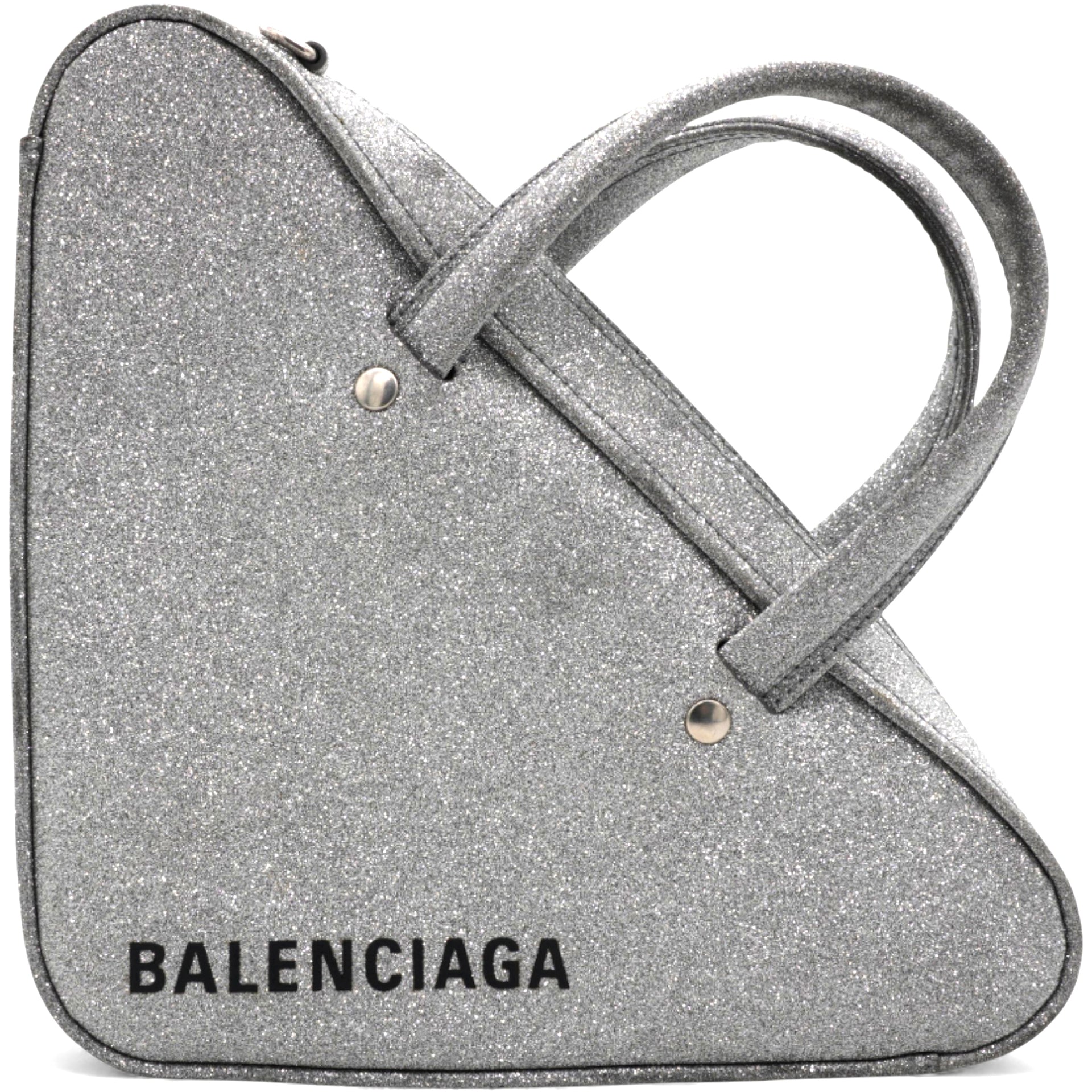 Balenciaga  Everyday Triangle Duffle Bag Silvery