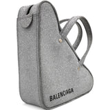 Balenciaga  Everyday Triangle Duffle Bag Silvery