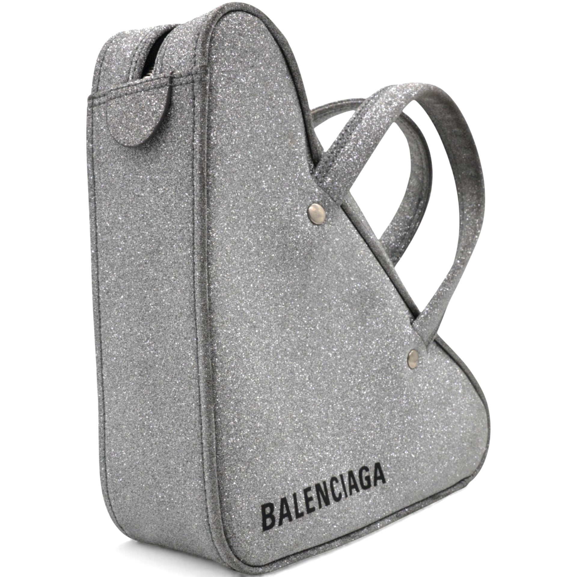Balenciaga  Everyday Triangle Duffle Bag Silvery