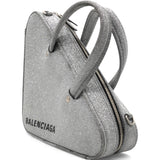 Balenciaga  Everyday Triangle Duffle Bag Silvery