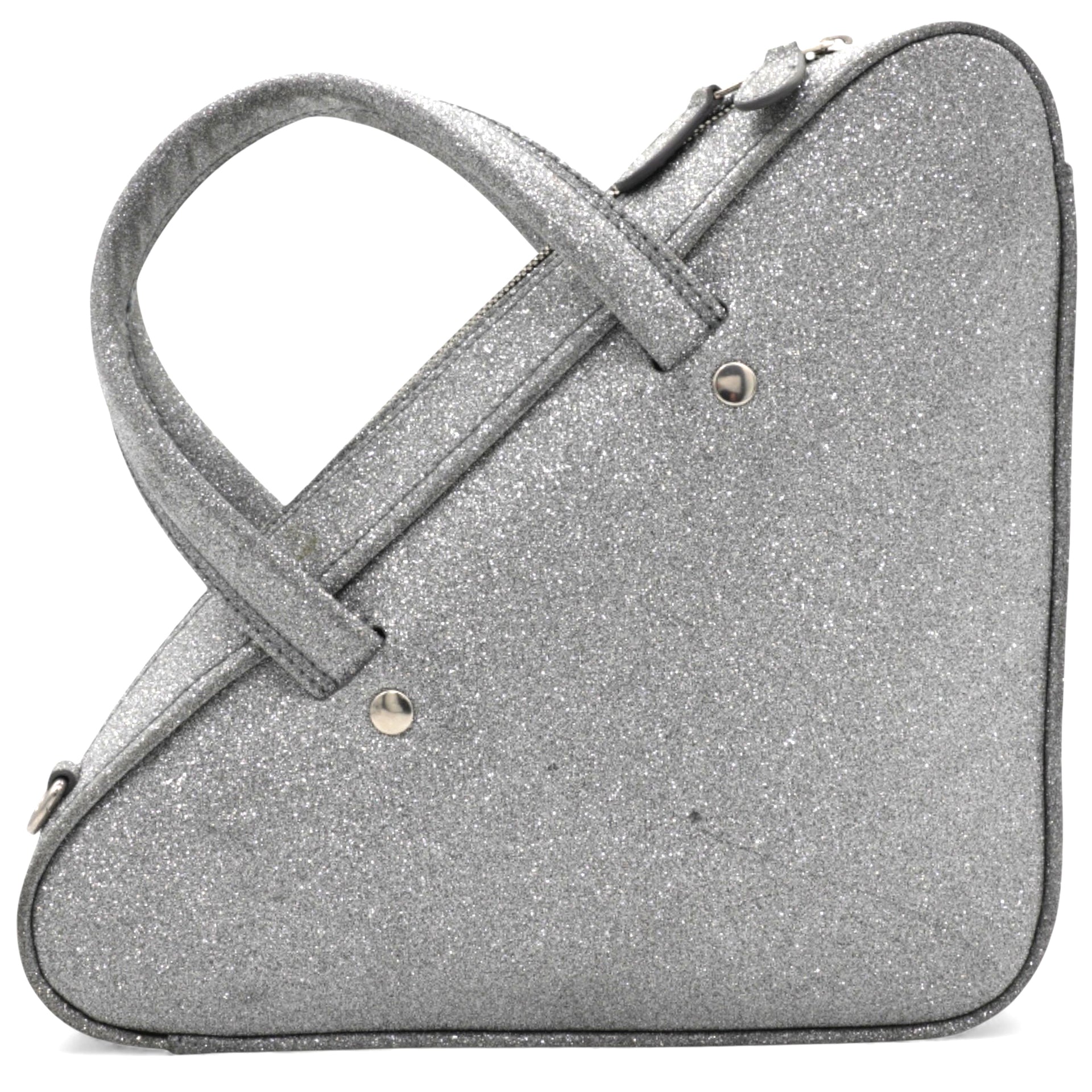 Balenciaga  Everyday Triangle Duffle Bag Silvery