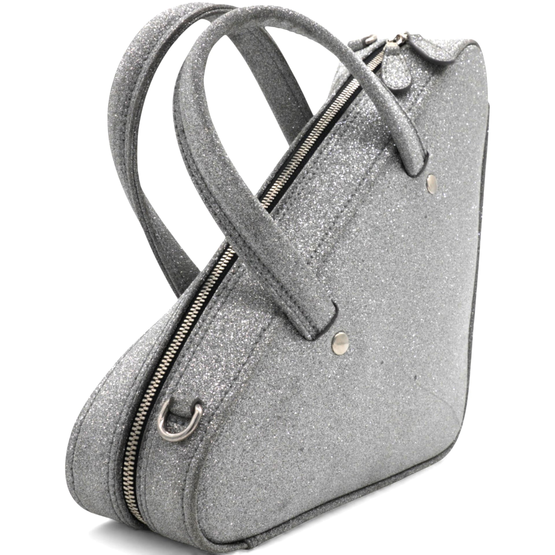 Balenciaga  Everyday Triangle Duffle Bag Silvery