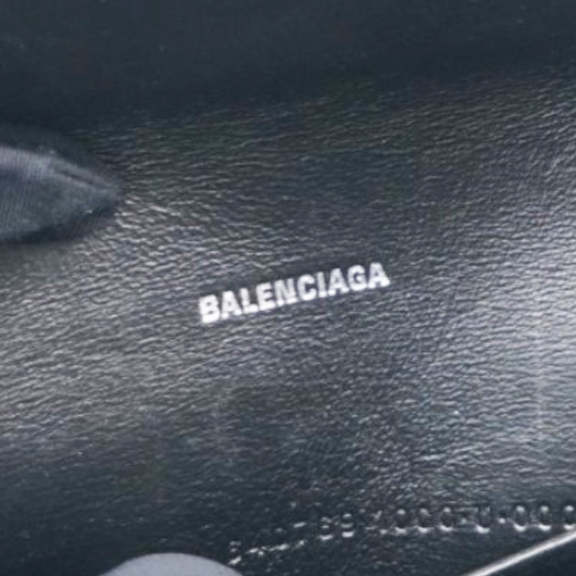 Balenciaga Hourg Phone Holder Black 