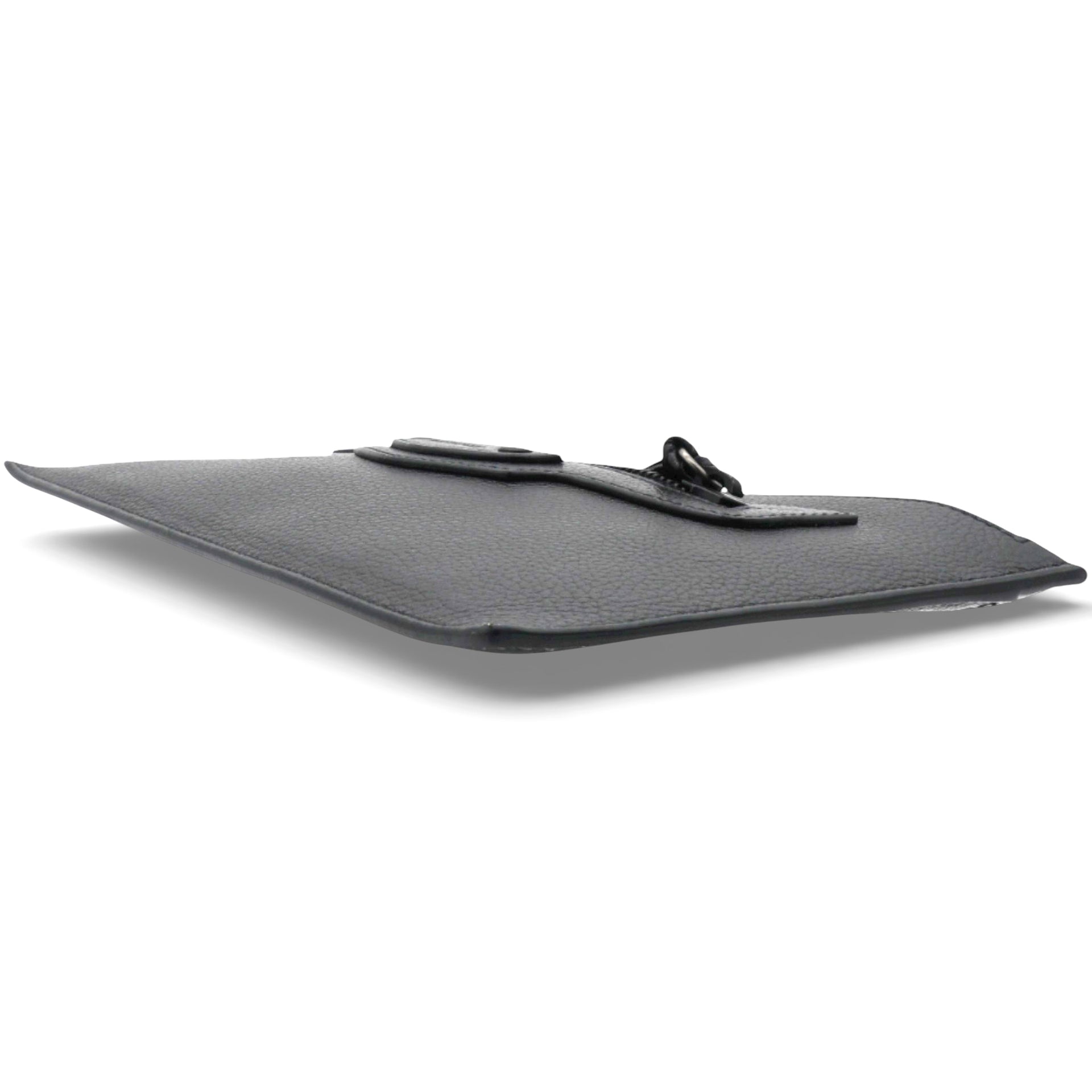 Balenciaga Leather Neo Classic Clutch Bag Black