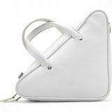  Balenciaga Leather Triangle Duffle White 