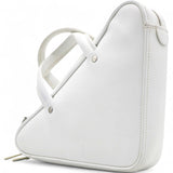  Balenciaga Leather Triangle Duffle White 
