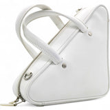  Balenciaga Leather Triangle Duffle White 