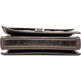 Balenciaga Metallic Crushed Calfskin Quilted XS Crush Chain Bag Dark Bronze 