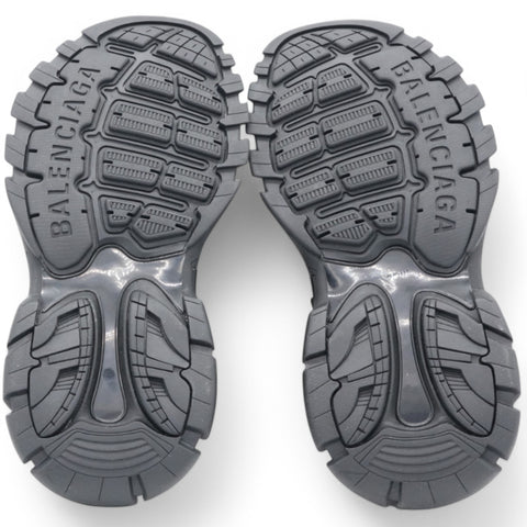  Balenciaga Neoprene Rubber Womens Track Sandals Black Size37 