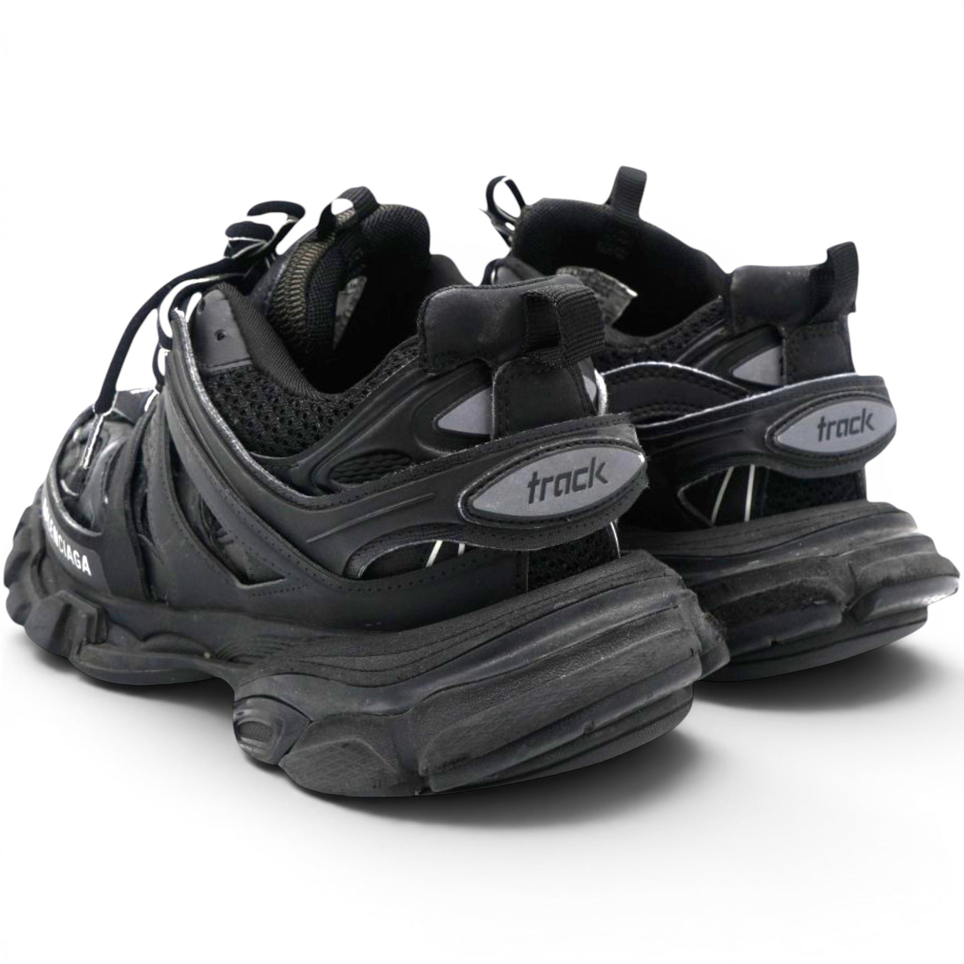 Balenciaga Rubber Mesh Fabric Womens Track Sneakers Size38 