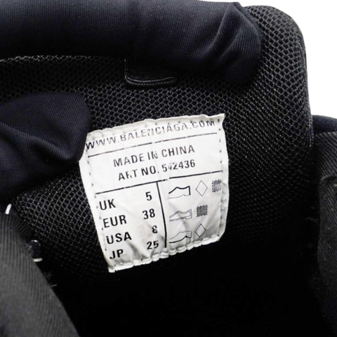Balenciaga Rubber Mesh Fabric Womens Track Sneakers Size38 