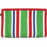  Balenciaga Veau Arena Multicolore Bazar Strap Clutch Green Blue Red White 