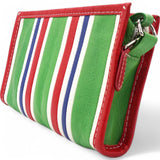  Balenciaga Veau Arena Multicolore Bazar Strap Clutch Green Blue Red White 