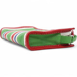  Balenciaga Veau Arena Multicolore Bazar Strap Clutch Green Blue Red White 