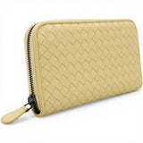 Bottega Veneta Continental Calfskin Long Wallet Yellow 