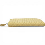 Bottega Veneta Continental Calfskin Long Wallet Yellow 