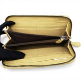 Bottega Veneta Continental Calfskin Long Wallet Yellow 