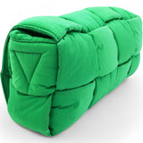 Bottega Veneta Nylon Intrecciato Padded Tech Cassette Bag Parakeet 