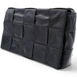 Bottega Veneta Paper Intreccio Cassette Belt Bag Black 