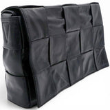 Bottega Veneta Paper Intreccio Cassette Belt Bag Black 