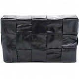 Bottega Veneta Paper Intreccio Cassette Belt Bag Black 