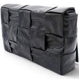 Bottega Veneta Paper Intreccio Cassette Belt Bag Black 