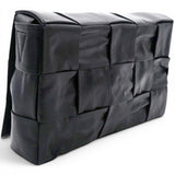 Bottega Veneta Paper Intreccio Cassette Belt Bag Black 