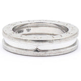 Bulgari 18K White Gold B.Zero1 One-Band Ring Size46 